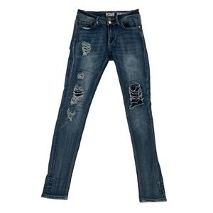 Diego Rein Anklet Distressed Skinny Jeans Size 7 Women’s